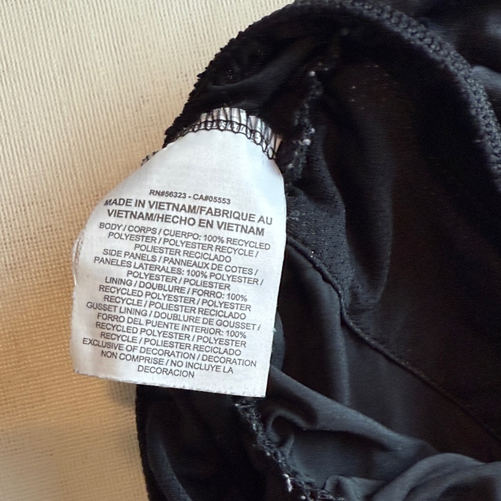 Nike Women's Black White Elastic Waist Drawstring Running Shorts Size M - Picture 5 of 10